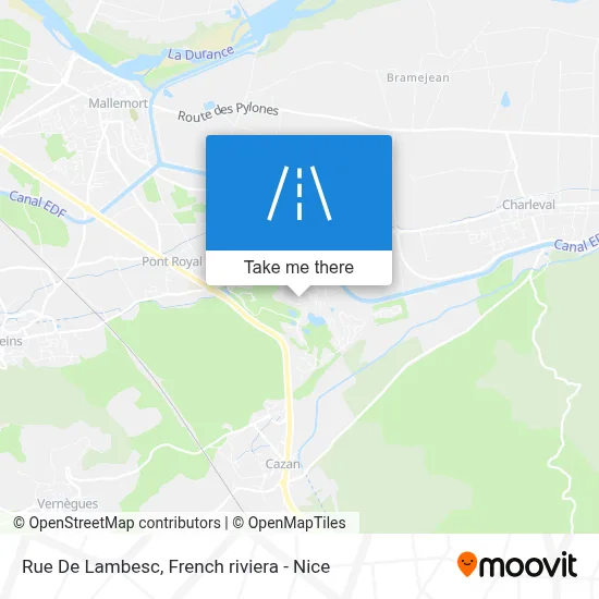 Rue De Lambesc map