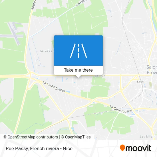 Mapa Rue Passy