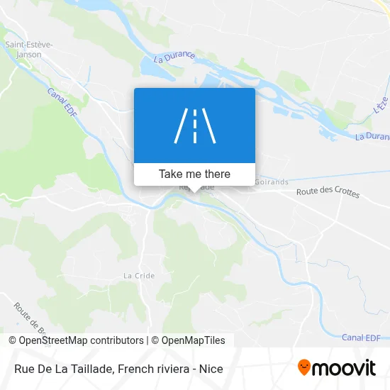 Rue De La Taillade map