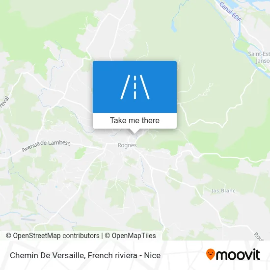 Chemin De Versaille map