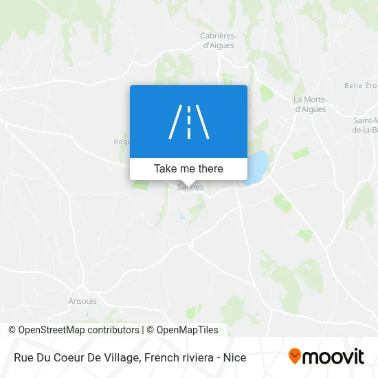 Rue Du Coeur De Village map
