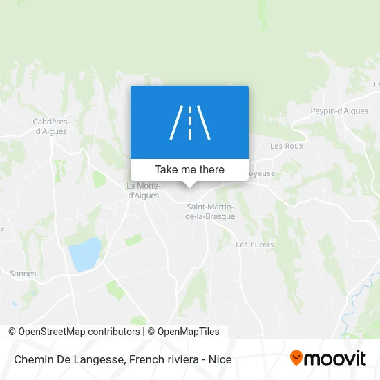 Chemin De Langesse map