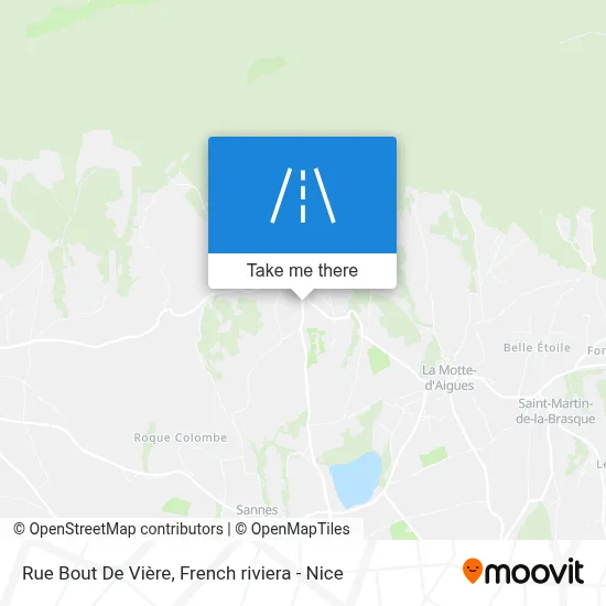 Rue Bout De Vière map