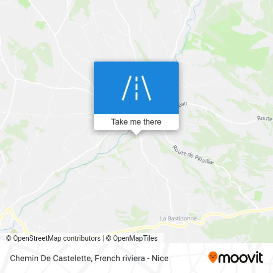Chemin De Castelette map