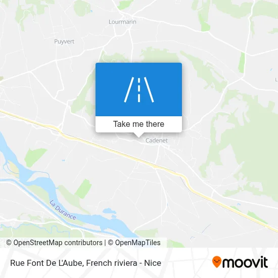 Rue Font De L'Aube map