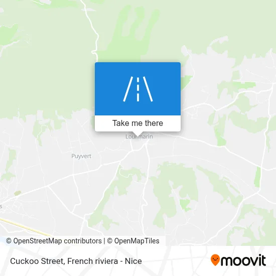 Mapa Rue Du Coucou