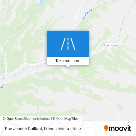 Mapa Rue Jeanne Gaillard