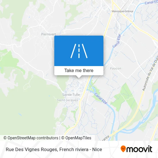Rue Des Vignes Rouges map