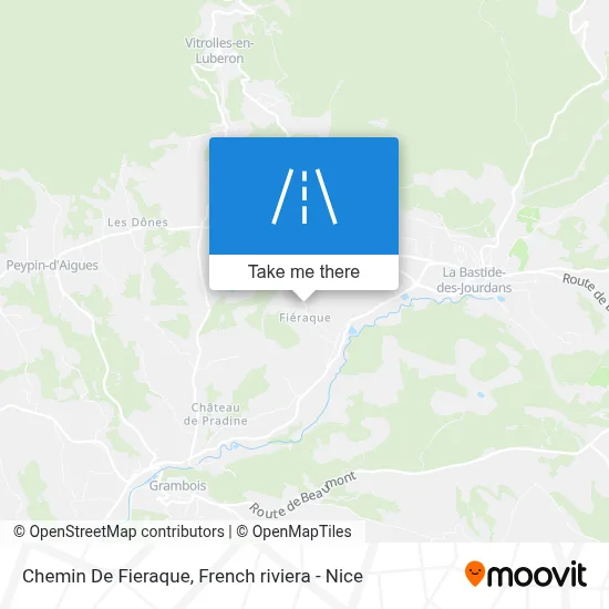 Chemin De Fieraque map
