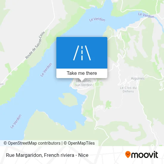Mapa Rue Margaridon