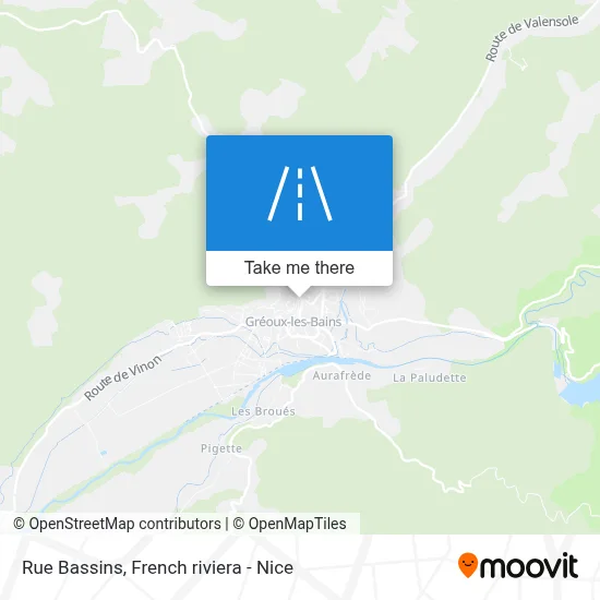 Rue Bassins map
