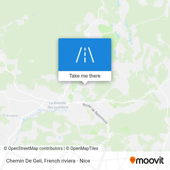 Chemin De Geli map