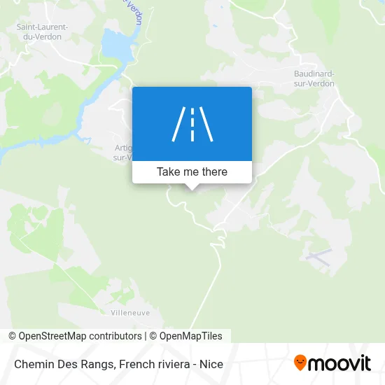 Chemin Des Rangs map