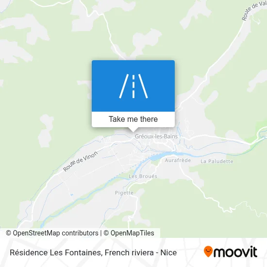 Résidence Les Fontaines map