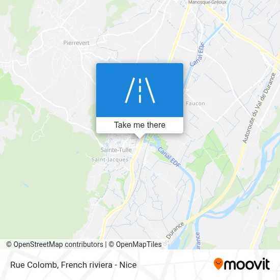Rue Colomb map