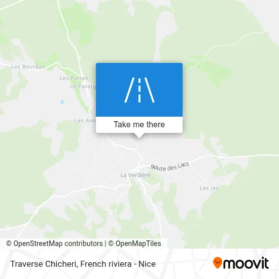 Mapa Traverse Chicheri