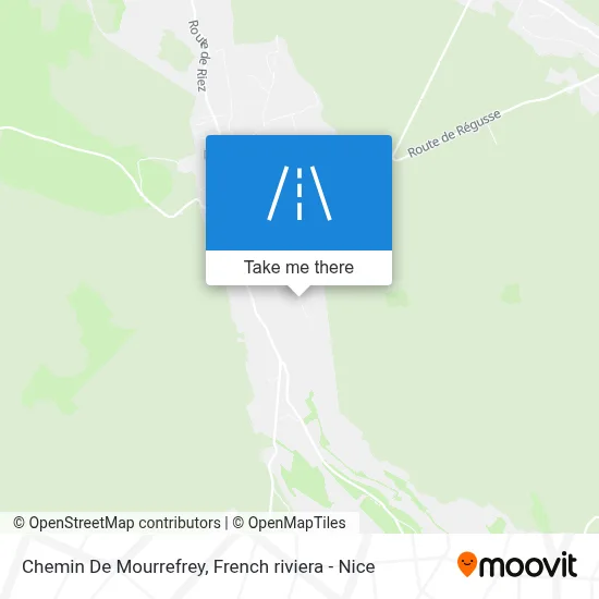 Chemin De Mourrefrey map