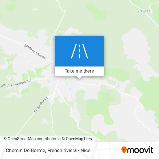 Chemin De Borme map