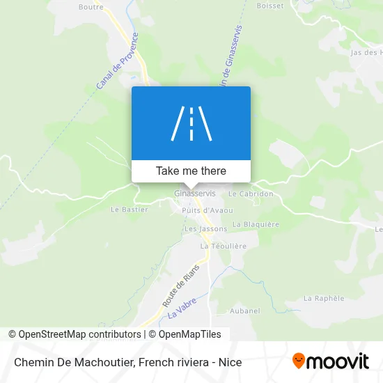 Chemin De Machoutier map