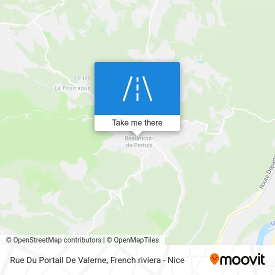 Rue Du Portail De Valerne map