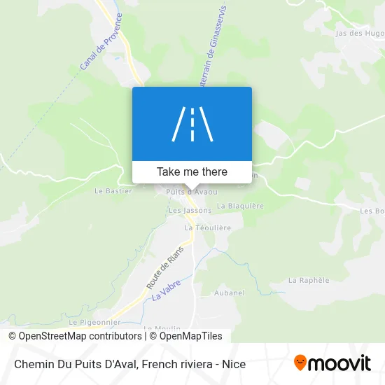 Chemin Du Puits D'Aval map