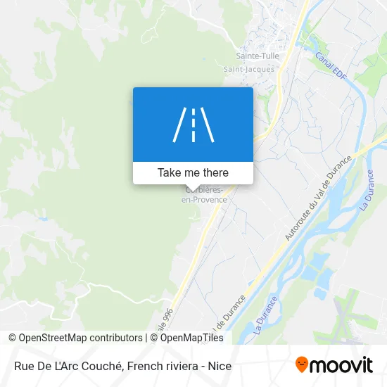 Rue De L'Arc Couché map
