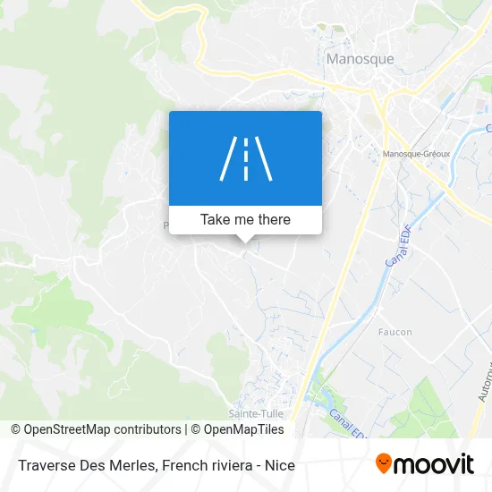 Traverse Des Merles map
