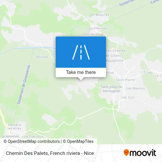 Chemin Des Palets map
