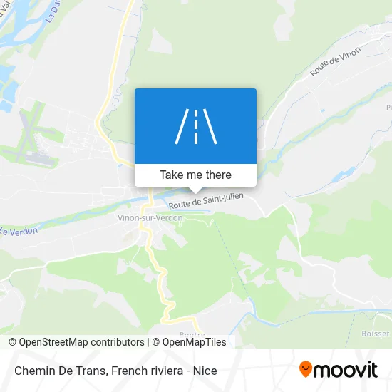 Chemin De Trans map