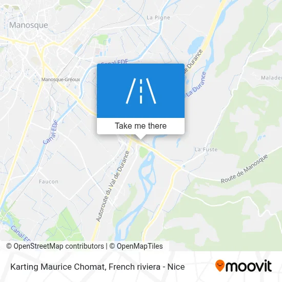 Karting Maurice Chomat map