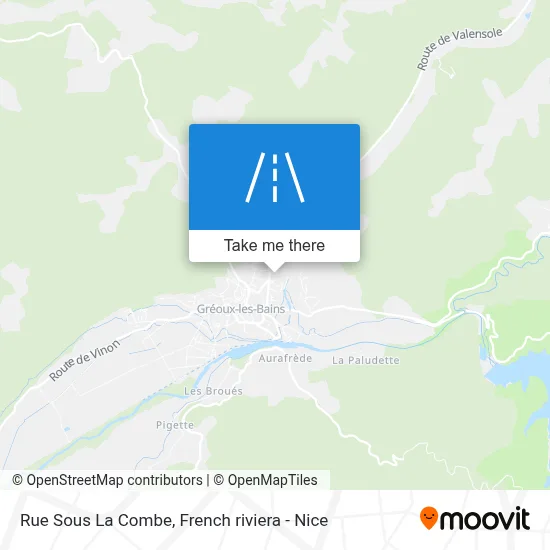 Rue Sous La Combe map