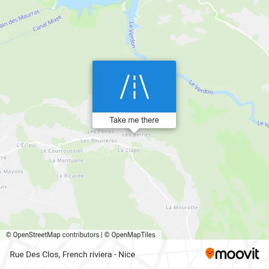 Mapa Rue Des Clos