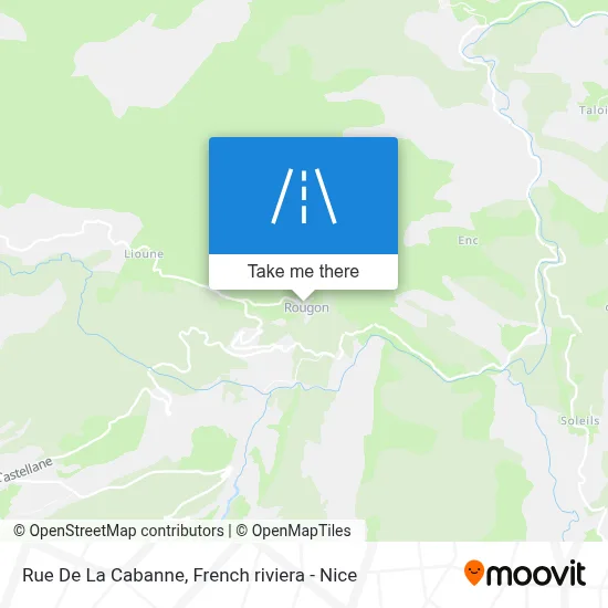 Rue De La Cabanne map