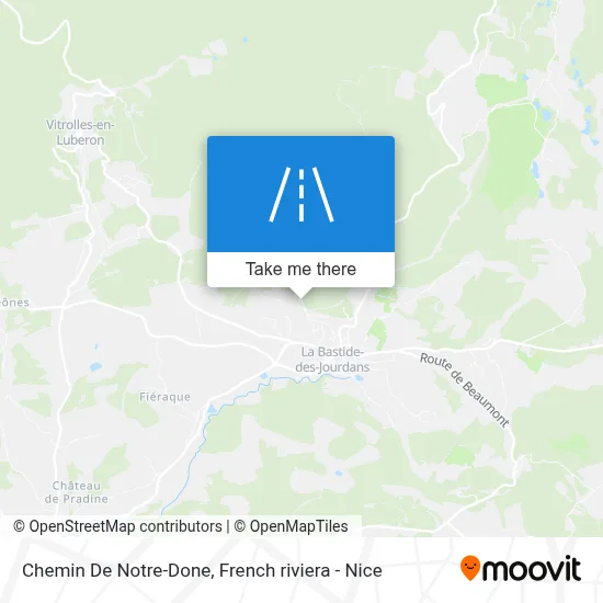 Chemin De Notre-Done map