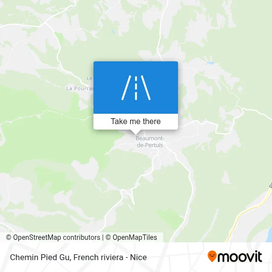 Chemin Pied Gu map