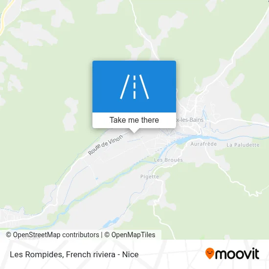 Les Rompides map