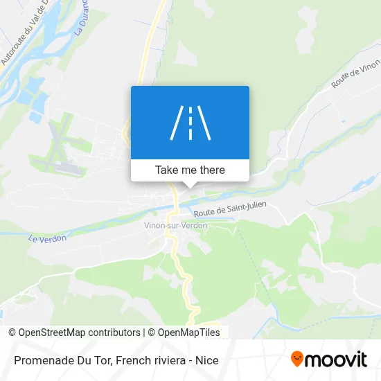 Promenade Du Tor map
