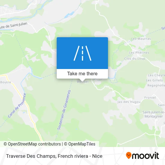 Traverse Des Champs map