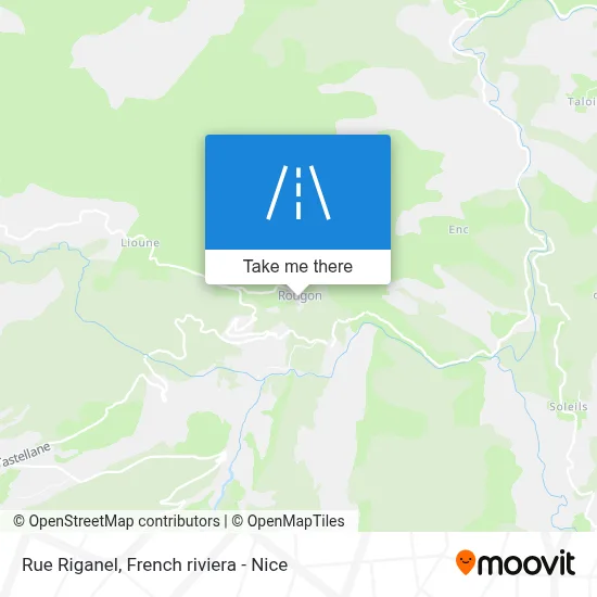 Mapa Rue Riganel