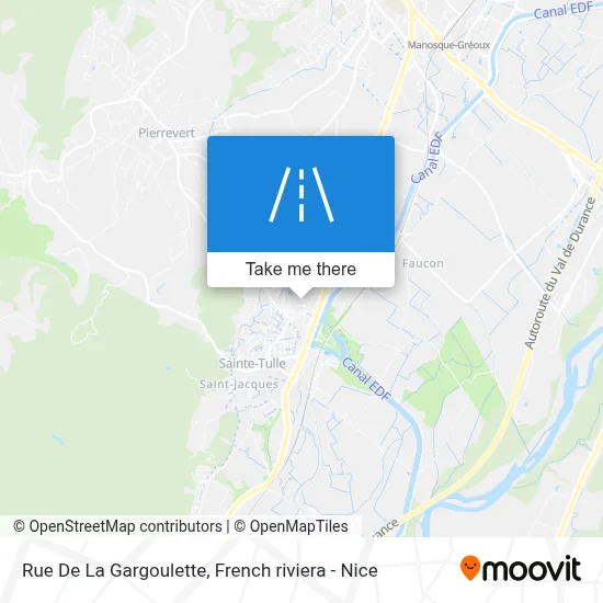 Rue De La Gargoulette map