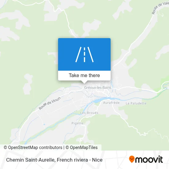 Chemin Saint-Aurelle map