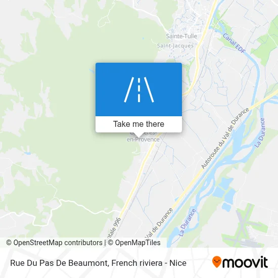 Rue Du Pas De Beaumont map