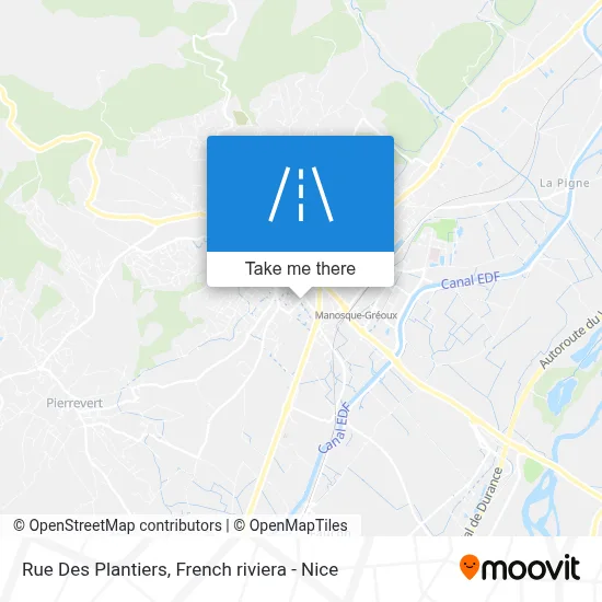 Rue Des Plantiers map