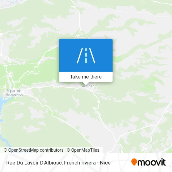 Rue Du Lavoir D'Albiosc map