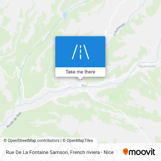 Rue De La Fontaine Samson map