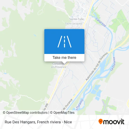 Mapa Rue Des Hangars