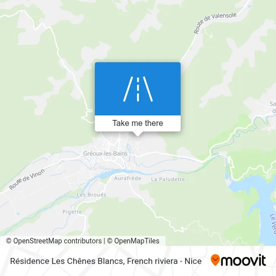 Résidence Les Chênes Blancs map