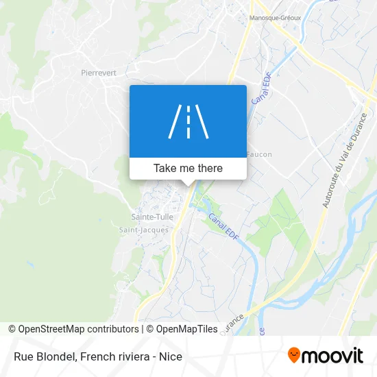 Rue Blondel map