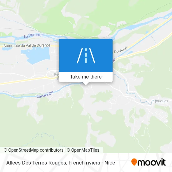 Allées Des Terres Rouges map