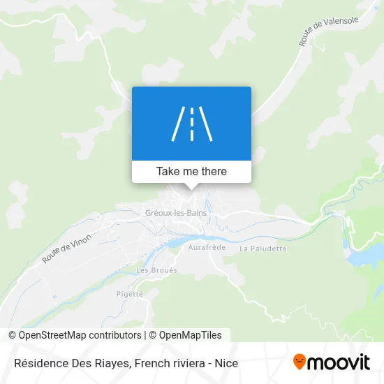 Résidence Des Riayes map